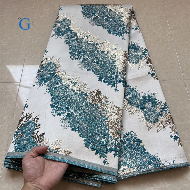 Nigeria Fabric Dress Party | African Jacquard Swiss Fabric 5yards