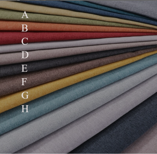 Linen Sofa Fabric Textile Material Solid Fabric for Furniture