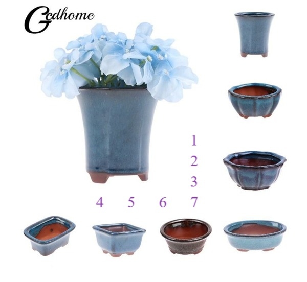 Bonsai Pot Ceramic Rectangular | Japanese Pots Ceramic Bonsai