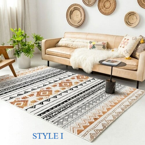 Morocco Moroccan Room Carpet Floor Mat Non-slip Boho Carpet6