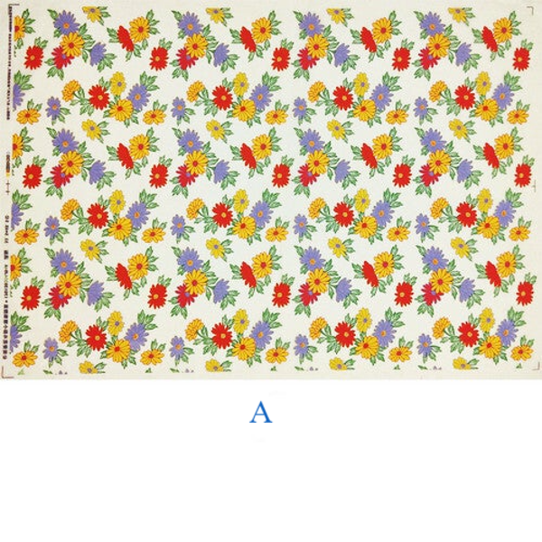 1pc Pottery Underglaze Decal Paper Flower Color Transfer Paper Polymer