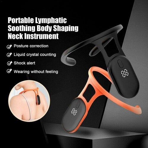 ACCHINGE Portable Ultrasonic Lymphatic Soothing Body Shaping Neck Instrument