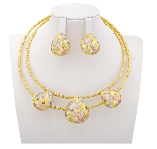 Dubai Gold Color Jewelry Set