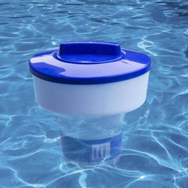 5 inch Deluxe Large Blue and White Floating Swimming Pool Spa Chlorine