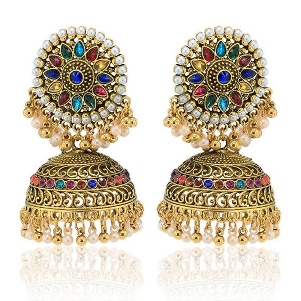 Earrings Women Jhumka Jhumki | Bollywood Earrings Indian Jhumka