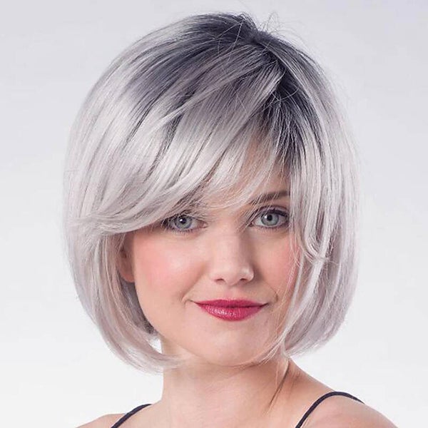 Hair Extensions Women Short Wigs | Wig Blonde Short Straight | Wig