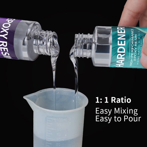 1: 1 Ab Epoxy Resin Adhesive Crystal Transparent High Viscosity High