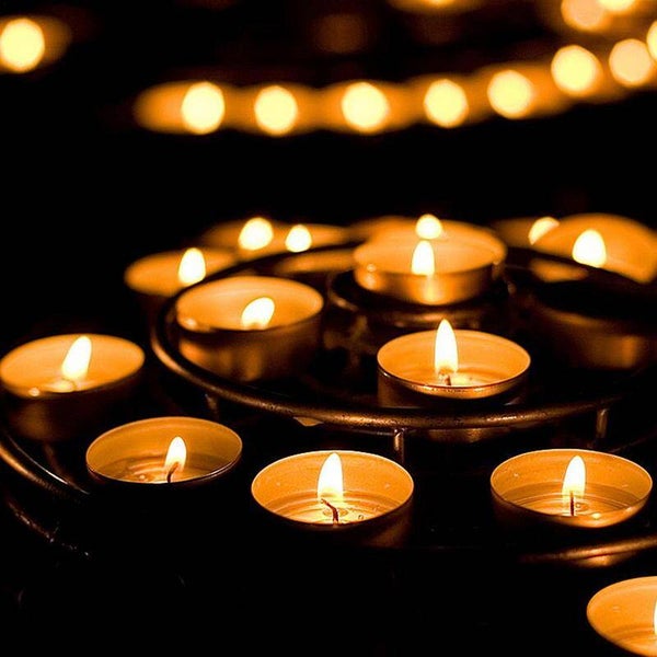 100 Pcs White Tea Light Candles Small Smokeless And Dripless Tealights