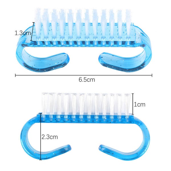 20pcs/lot Cleaning Nail Brush Tools Colorful Plastic Dust Cleaner
