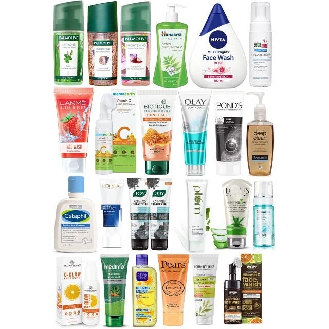 Premium Quality Face Washes Cleansing Foam and Gel Based Skin Care Range