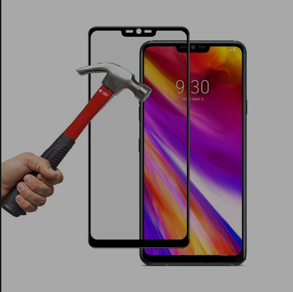 For LG G8 G8S G8X V30 G7 ONE Fit Plus ThinQ Full Coverage 2.5D 9H Tempered Glass Screen Protector LG Q51 Q61 Q7 G6 V40 V50 Film