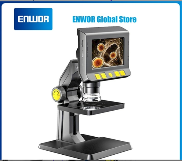 4.3'' Ips Screen Digital Microscope Camera 1000x Zoom Hd1080p Monitor