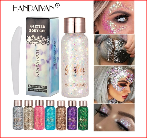 Handaiyan Liquid Glitter Eyeshadow Shine Rhinestones Body Face Hair
