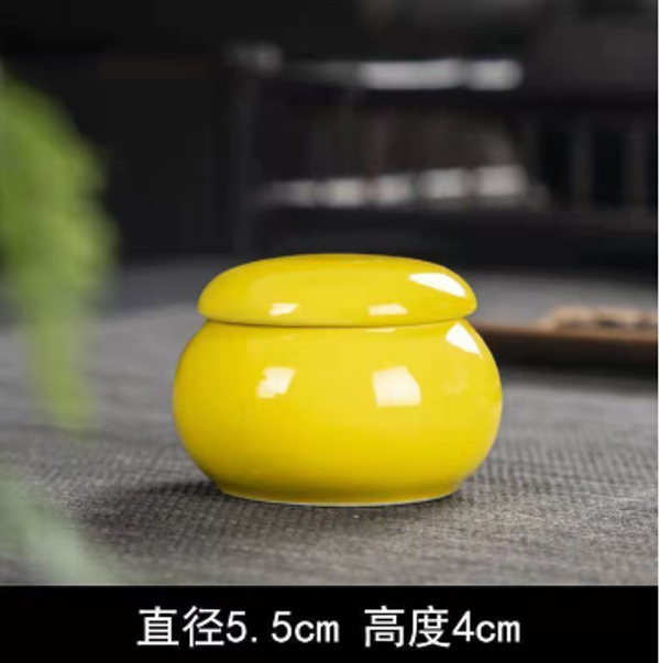 Modern Traditional Tea Box Vintage Kitchen Cylindrical Luxury