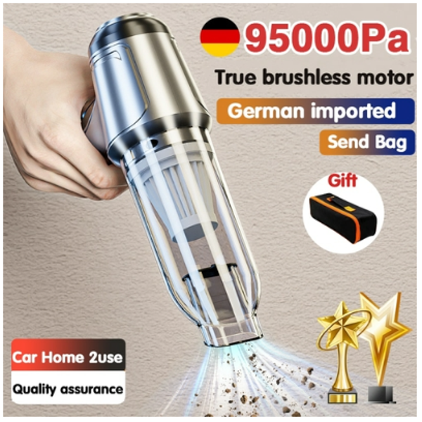 95000pa 3in1 Car Wireless Vacuum Cleaner 120w Blowable Cordless Home