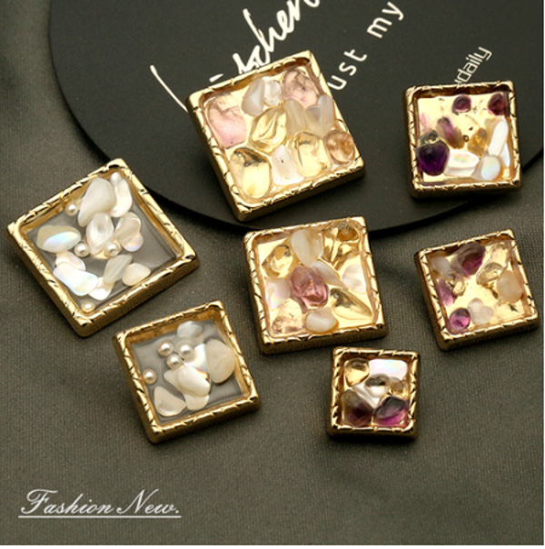Luxury Clothing Buttons | Metal Clothing Buttons | Buttons Clothing