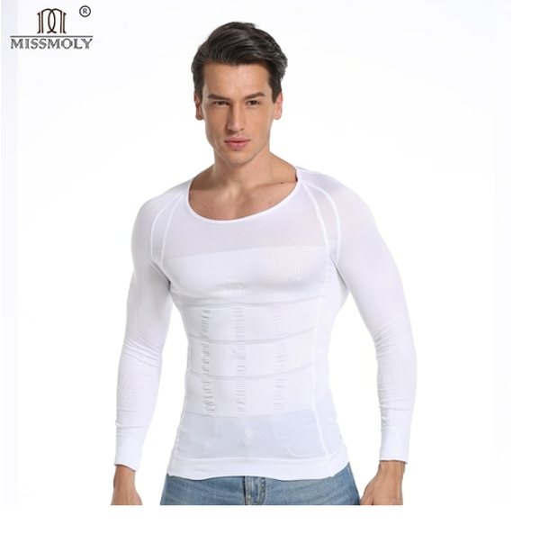 Men Body Shaper Slimming Compression Shirt | Men Underwear Shirt