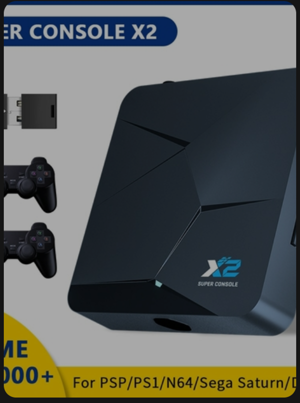ACCHINGE Retro Gaming Console Super Console X2 With 100000+ Games