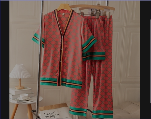 Short Sleeve Silk Pajama Set | Women Sexy Pajamas Sets Silk - 3 Suit