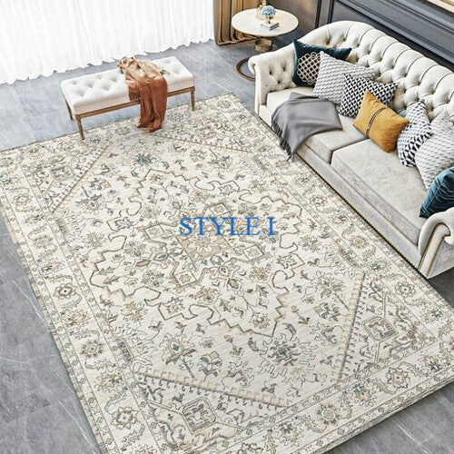 Bohemian Living Room Carpets Home Decor Luxury Mosphere Retro Exotic