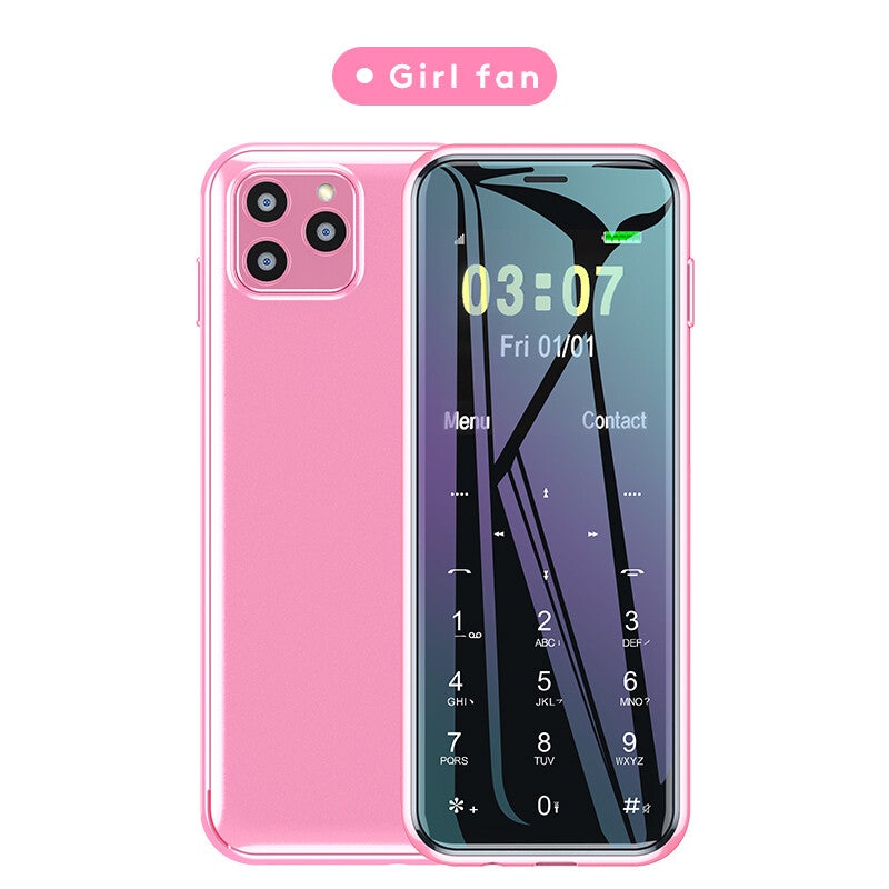 SERVO Touch Keyboad Mobile Phone Dual Sim Bluetooth Dial Speed Dial Ultra Thin Metal Body Unlocked GSM 2G Cellphone