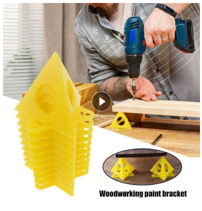 Woodworking Pyramid Paint Bracket Paint Spray Rack Mechanical Workshop