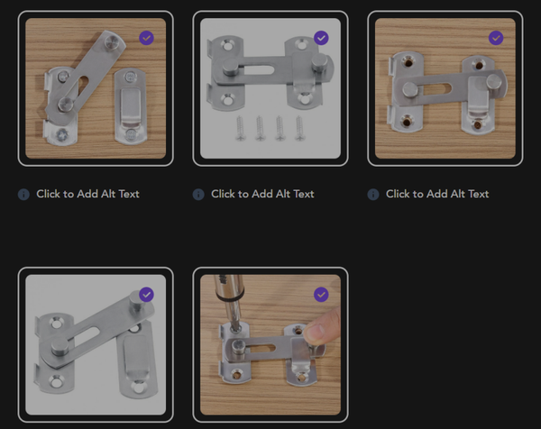 A Type Latch Stainless Steel Hasp Latch Lock For Window Cabinet
