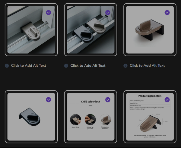 1Pcs Door Window Locks Adjustable Security Anti theft Sliding Locks