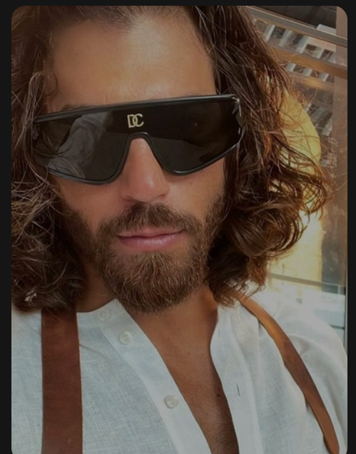 ACCHINGE 2023 Fashion Vintage Oversized Conjoined Style Gradient Sunglasses Men