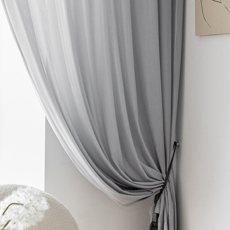 High Quality Sheer Curtains For Living Room Door Luxury Bedroom Tulle