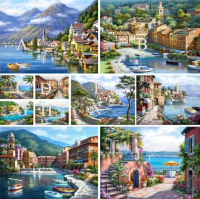 Paintings Paint Numbers Landscapes | Canvases Paint Numbers | Acrylic