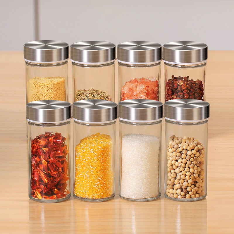 Bottles,jars Boxes Simple Seasoning Jar Single Empty Bottle Stainless