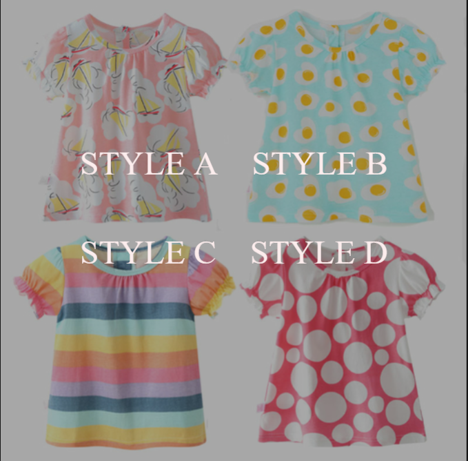 2021 Summer Girls Blouse Floral Shirts For Kids Toddler T shirts Baby