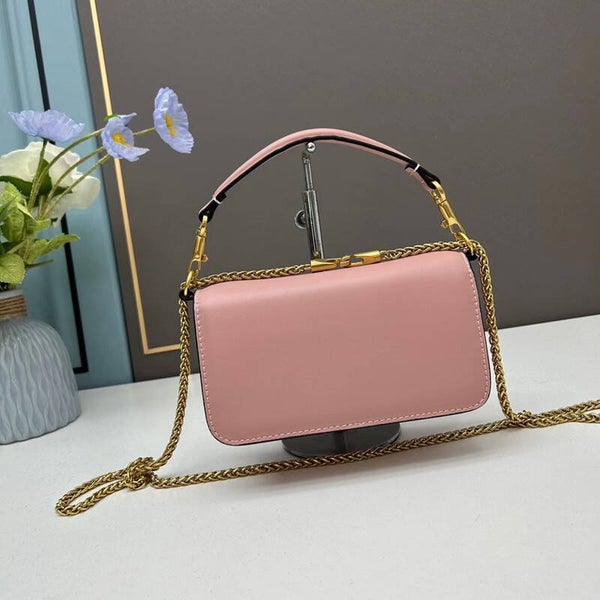 2023 Genuine Leather Crossbody Bag Women's Fashion Shoulder Bag Chain