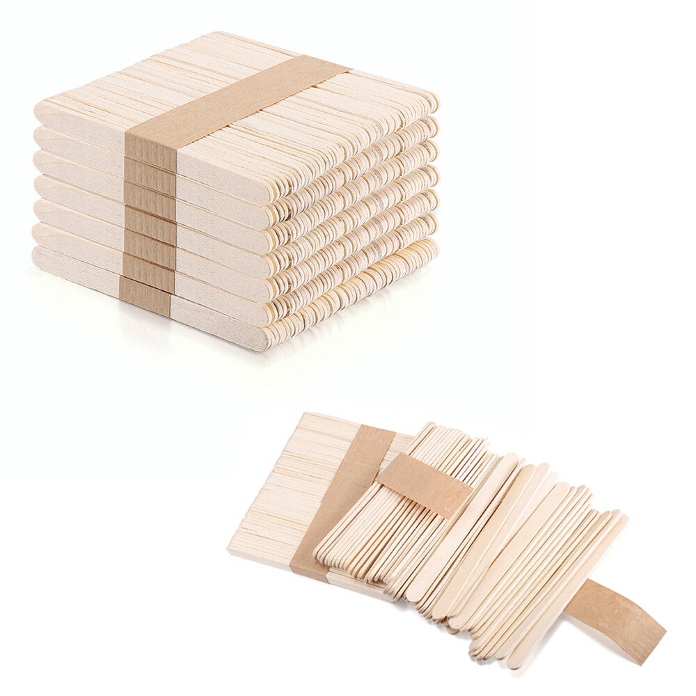 50 150pcs 11cm Wooden Sticks