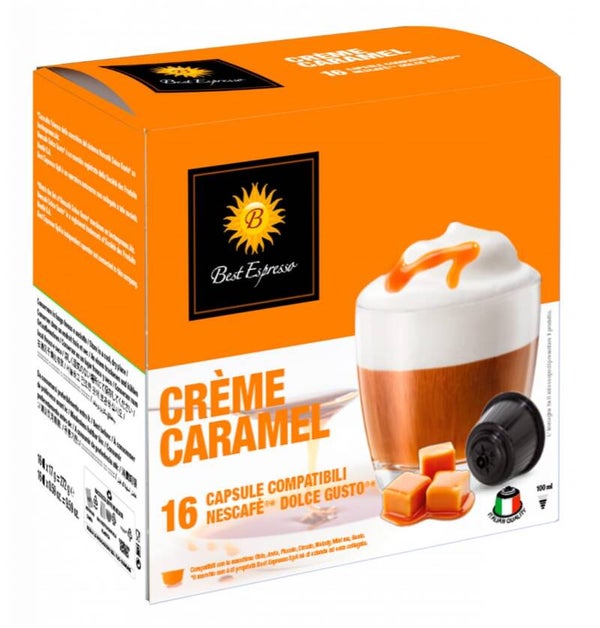 Best Espresso – Crème Caramel (16 capsule compatibili Nescafé Dolce Gusto)
