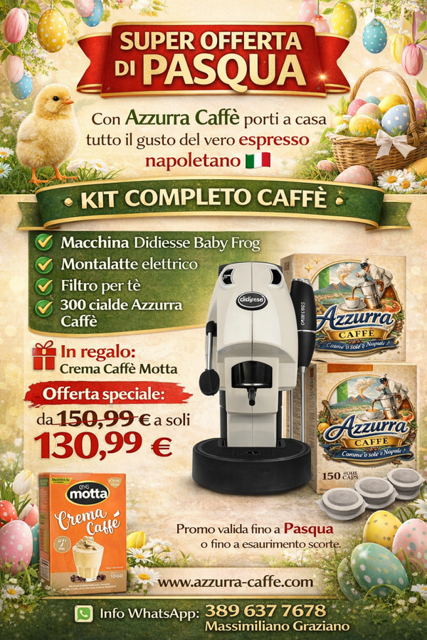 Offerta Pasqua Azzurra Caffè