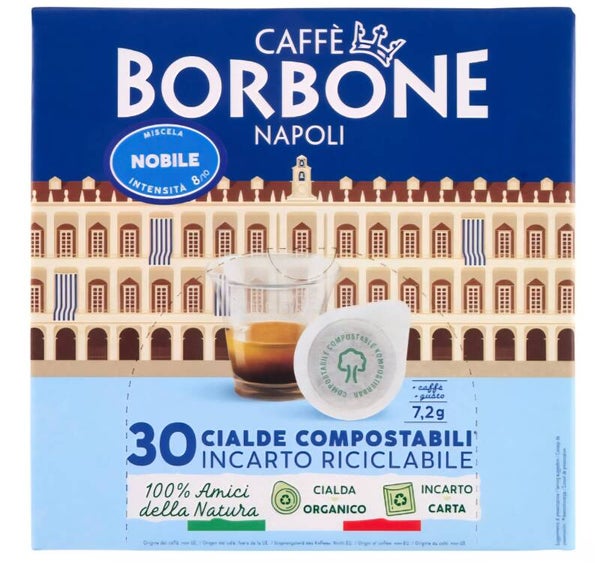 Caffè Borbone Napoli – Miscela Nobile, 30 cialde compostabili ESE