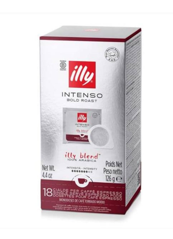 Illy Intenso Bold Roast – 18 cialde ESE 100% Arabica