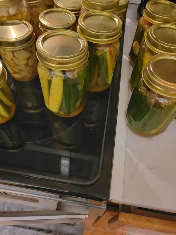 Pickled cucumbers