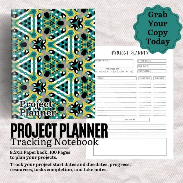 Project Planner Tracking Notebook