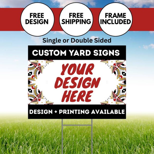 Custom Yard Signs 24x18