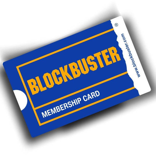 Blockbuster Membership Card - PVC