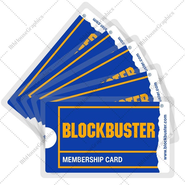 Blockbuster Membership Card - 5 Pack