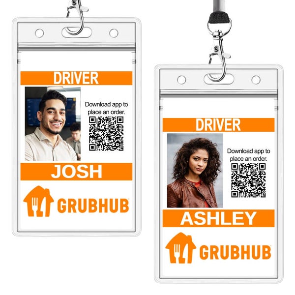 GrubHub ID Badge