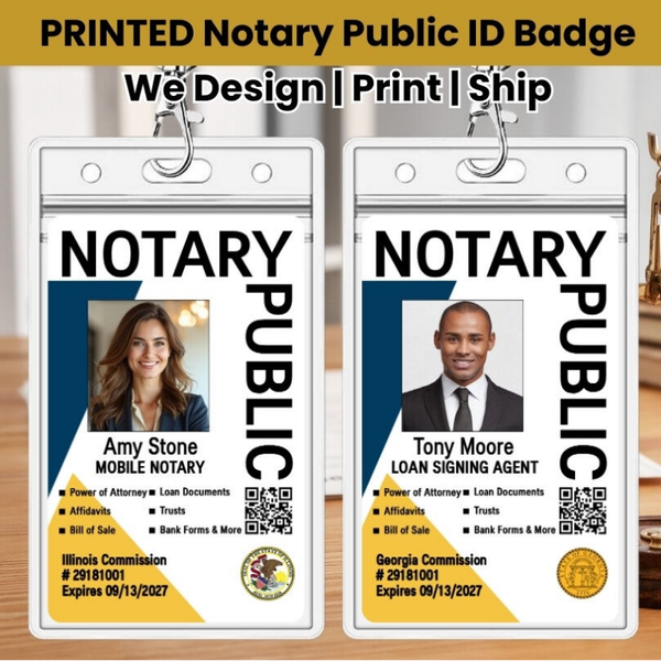 Notary ID Badge 010