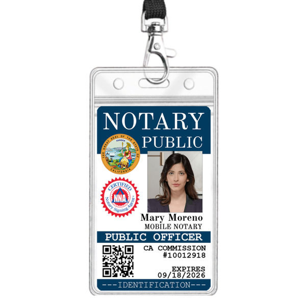 Notary ID Badge 006