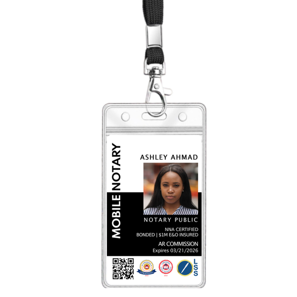 Mobile Notary ID Badge 002