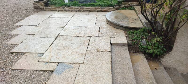 terrasse pierre de taille