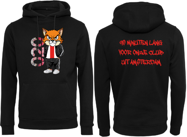 020 Cat Amsterdam x 90 Minuten lang Hoodie Kids